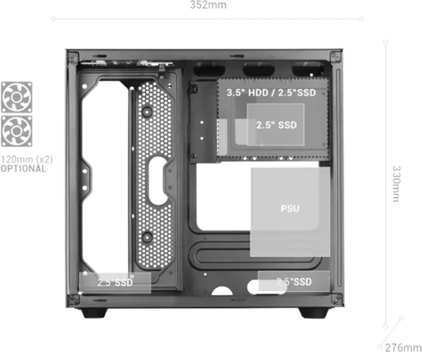 PC Gaming P-One Personalizado con TU Nombre AMD RYZEN 5 4600G VGA AMD Vega 16gb RAM DDR4 M.2 1 TB Windows 11 Pro Ordenador Sobremesa RGB - Imagen 7