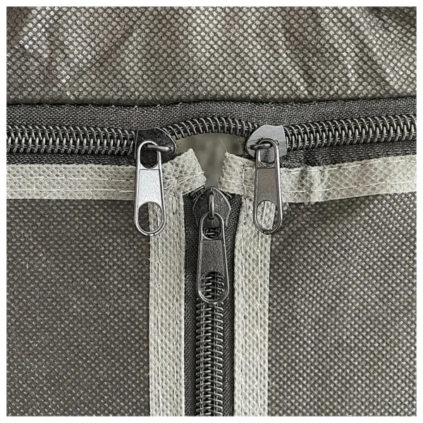 Acomoda Textil – Armario de Tela Organizador de Ropa Resistente al Polvo de Fácil Montaje. Ropero Negro con Estantes Desmontable y Ligero para Dormitorio, Apartamento. - Imagen 5