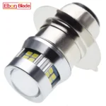 1 Uds P15D P15D-25-1 PX15D T19 H6M bombilla LED para faro de motocicleta haz alto blanco 6000K Scooter ciclomotor lámpara de luz delantera 6V 12V DC
