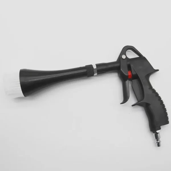 Pistola de lavado de coches con soplado de aire, pistola de limpieza en seco eficiente, pistola de soplado de polvo Tornado de alta presión, herramientas profesionales de limpieza Interior de coche