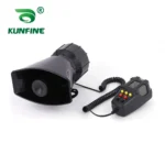 Bocina de seguridad para coche de 12V y 100W, con 7 modelos de bocina para motocicleta, Alarma para policía y coche, silbato con altavoz