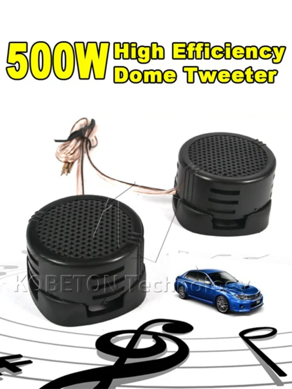 2X Mini Tweeter de cúpula para coche, altavoz Universal de alta eficiencia, altavoz, Audio súper potente, sintonizadores para coche