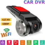 Nuevo HD 1080P coche DVR Dash grabadora de vídeo WIFI Android USB cámara visión nocturna bucle registro G-sensor 170 ° Dashcam ADAS gran angular