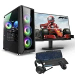 PC GAMING - PC RACING Gaming Racing Pack Ofimática Pro Intel Core i5-10400/16GB/1TB SSD M.2 + Monitor 24" FullHD + WIFI + Combo Gaming PC GAMER - Ordenador Gaming