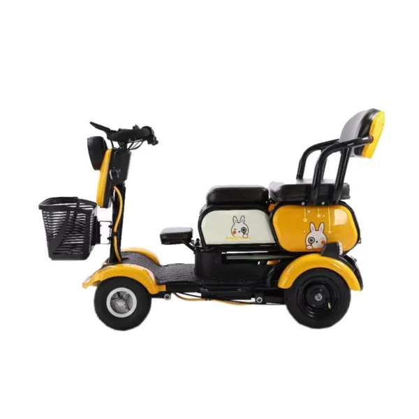 Nuevo Patinete de movilidad para personas mayores de 24V y 12AH, patinete eléctrico plegable de 4 ruedas, 48V, 60V, 20AH, motocicleta eléctrica para adultos - Imagen 3