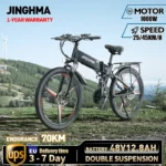 BURCHDA R3 1000W45KM/H bicicleta eléctrica plegable 26 pulgadas bicicletas de montaña 48V12.8AH batería de litio motocicleta eléctrica para adultos
