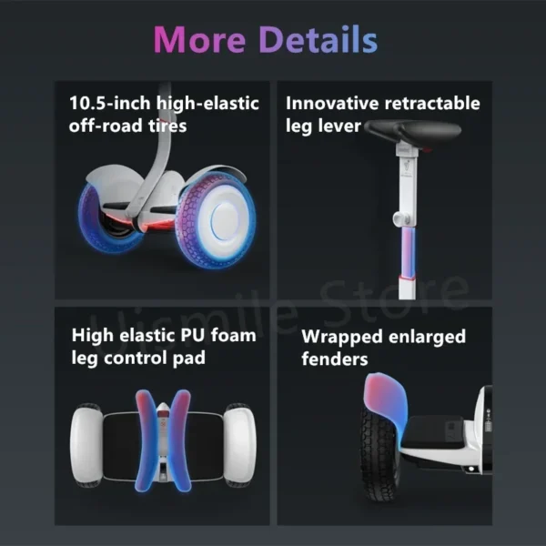 Stock de la UE Original Ninebot de Segway Mini Pro 2 Scooter eléctrico 18 km/h velocidad 35km alcance monociclo autoequilibrado - Imagen 2