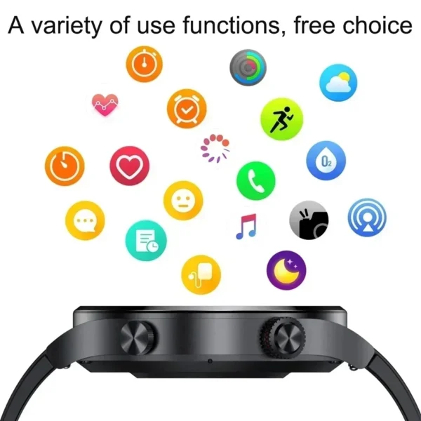 Xiaomi NFC Bluetooth llamada reloj inteligente hombres pantalla completa pulsera deportiva impermeable ECG Monitor de salud reloj inteligente para IOS Android - Imagen 6