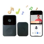 Timbre WiFi con almacenamiento en la nube, aplicación ULooka, bajo consumo, mirilla Visual para puerta, vídeo, ojo nocturno, PIR, visor de puerta de seguridad para el hogar
