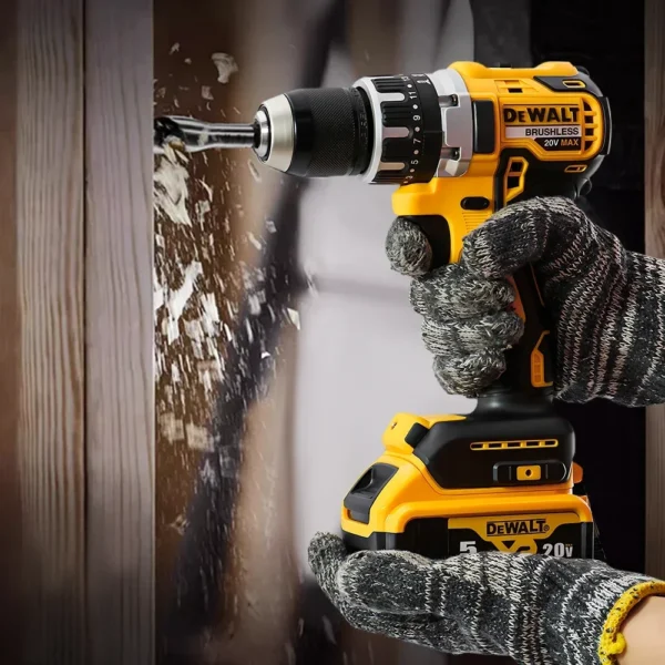 Dewalt DCD796 Taladro de impacto sin escobillas inalámbrico Taladro sin escobillas Multifuncional Recargable Portátil 20V Batería Herramientas eléctricas - Imagen 4