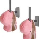 Perchero para gorras de béisbol, ganchos adhesivos para sombreros, colgador de sombreros de pared, organizador de gorras de almacenamiento sin perforación, soporte para sombreros para puerta y armario