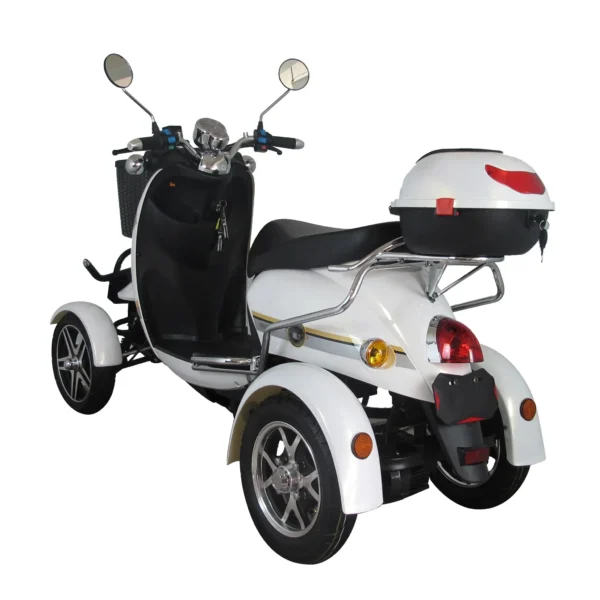 bicicleta eléctrica de la vespa del pasajero 48v 500w de 4 ruedas para discapacitados - Imagen 6