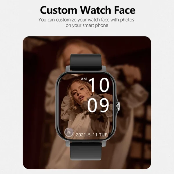 Reloj inteligente deportivo, reloj deportivo, Monitor de salud, reloj inteligente resistente al agua, relojes de llamada Bluetooth para hombres y mujeres, IOS, Xiaomi, Huawei 2024 - Imagen 5