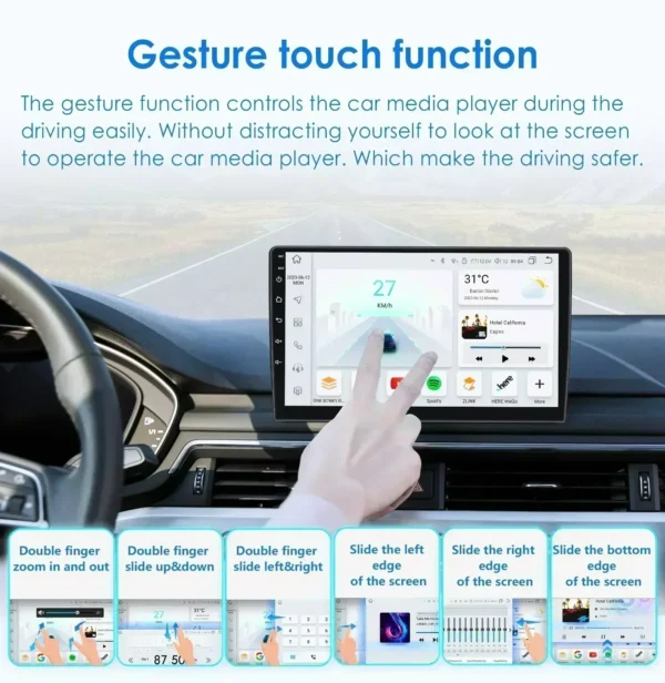 Reproductor de vídeo Multimedia de Radio de coche Android de 9 ''2din para Audi A4 2000-2009 S4 B6 B7 RS4 Seat Exeo GPS Nav Carplay AutoRadio 4G RDS - Imagen 5