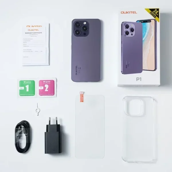 OUKITEL P1 Smartphone Pantalla AMOLED de 6,7 pulgadas MTK Helio G99 8GB 256GB Versión Global Cámara de 50MP 5150mAh NFC Android 14 Cellpho - Imagen 6