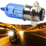 Bombilla halógena para motocicleta 12V superbrillante para coche motocicleta H6 T19 P15D 6000K 4500K bombillas para faros de motocicleta