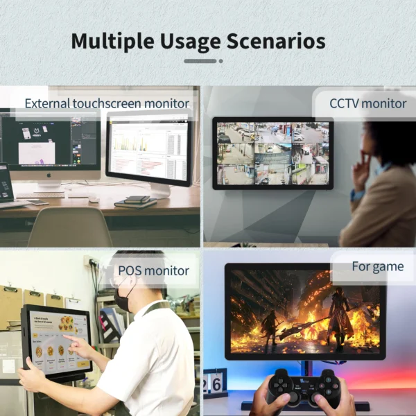 TouchWo-Tableta Industrial todo en uno con Wifi, Monitor de pantalla táctil 21,5, 27, 32 pulgadas, Hdmi, Pc, Android 11/Window 10 - Imagen 6