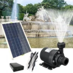 Kit de Panel Solar de 50W, bomba de fuente de agua Solar para fuente de cascada al aire libre, bomba de estanque de piscina de jardín