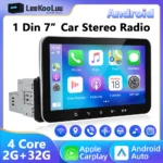 LeeKooLuu Android 13,0 Radio de coche 1 Din 7 ''IPS pantalla táctil 1Din 2 + 32G inalámbrico Carplay Android Auto reproductor Multimedia WiFi GPS