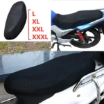 Funda de asiento de motocicleta transpirable verano fresco diseño de panal ventilación antideslizante motocicleta Scooter cojín funda de asiento Protector