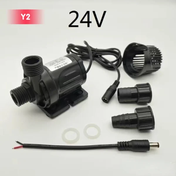 Bomba de agua sumergible para sistema de refrigeración, calentador de fuentes para el hogar, 800L/H, 5,5 M, Motor sin escobillas, ultrasilencioso, cc 12V, 18W, 24V, 24W, 18V, 21W