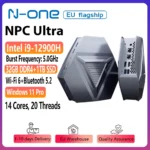 N-one Intel i9 12900H Mini PC Ultra 14 núcleos, 20 hilos Windows 11 Pro 32GB DDR4 1TB SSD WiFi de doble banda 6/BT5.2 para el hogar, la oficina