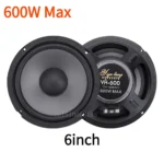 Altavoces de coche de 4/5/6 pulgadas, 600W, 2 vías, Audio automático, música, Subwoofer estéreo, frecuencia de rango completo, altavoces Automotrices