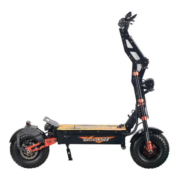 Cheevalry-patinete eléctrico S13 para adulto, Scooter todoterreno potente con Batería de 60V y 40Ah, 2x4000W - Imagen 4
