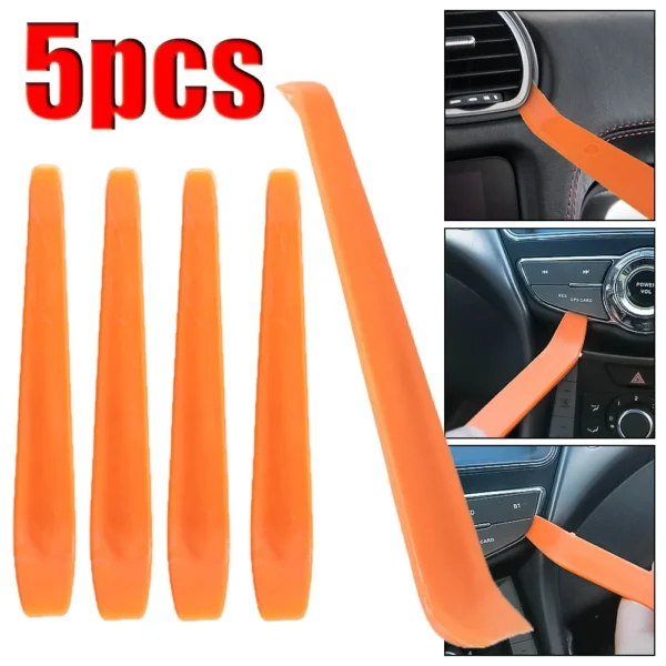 Herramienta profesional de extracción de embellecedor de Panel de palanca de plástico para coche, herramientas de desmontaje de sintonización de navegación de Audio, accesorios automotrices