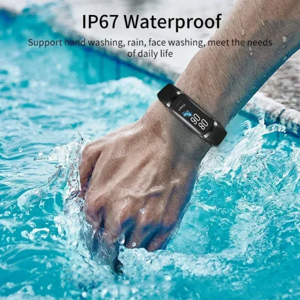 Xiaomi Amoled reloj inteligente hombres 2024 banda inteligente mujeres ritmo cardíaco sangre Smartwartch pulsera inteligente impermeable deporte Fitness Tracker - Imagen 5
