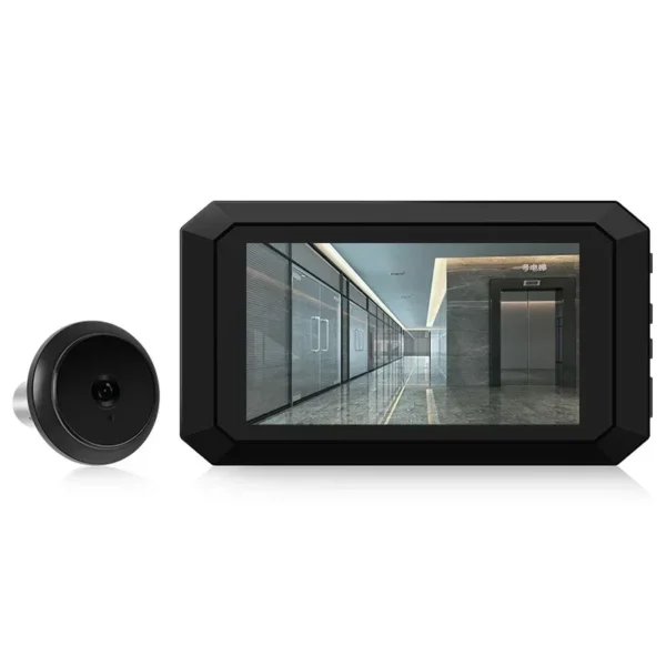 Mirilla Digital de 3,97 pulgadas, Visor de puerta, cámara Digital, ojo mágico, visor electrónico, visión nocturna a Color, grabación de fotos y vídeo - Imagen 3