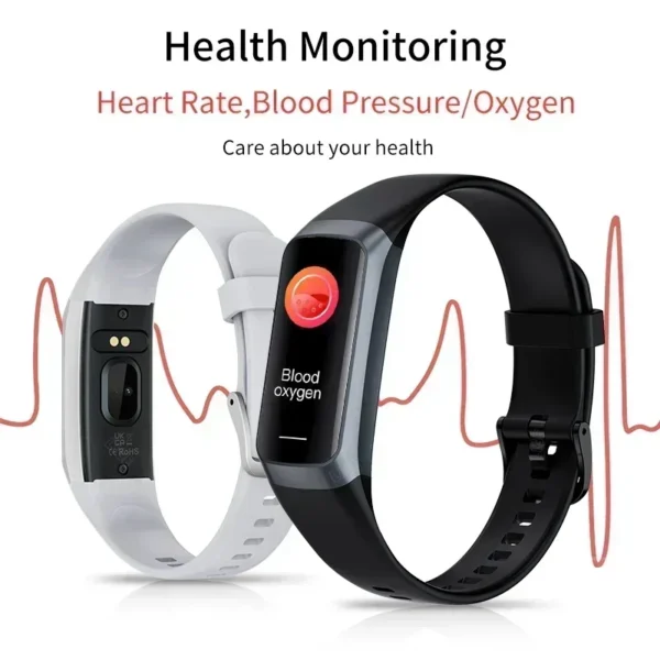 Xiaomi Amoled reloj inteligente hombres 2024 banda inteligente mujeres ritmo cardíaco sangre Smartwartch pulsera inteligente impermeable deporte Fitness Tracker - Imagen 2