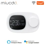 MIUCDA Tuya WiFi termostato inteligente, batería de baja potencia calefacción/refrigeración agua caldera de Gas Control de temperatura para Alexa Google Home