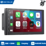 GEARELEC Android 13 Radio de coche 2 Din reproductor de vídeo Multimedia Carplay Android Auto Universal 7 pulgadas 2 din android Navi Auto estéreo