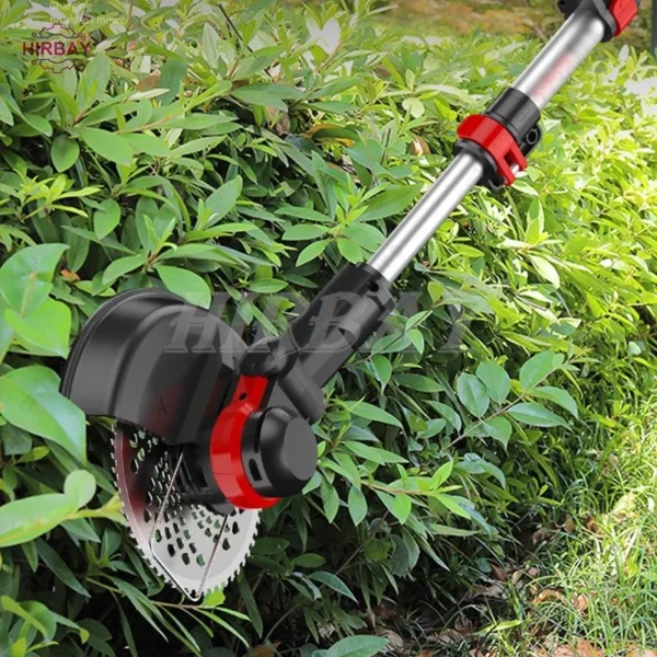 Cortacésped eléctrico de 6/8 pulgadas, Motor sin escobillas, cortador inalámbrico, deshierbe doméstico recargable para herramientas de poda de corte de césped y jardín - Imagen 2
