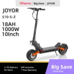 Patinete eléctrico JOYOR S10-S-Z: scooter barato y resistente para adultos