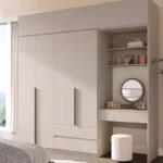 Armario minimalista de cubo, pantalla nórdica, organizador de particiones abiertas, armario de almacenamiento, muebles de salón Ropero armables