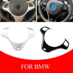 Pegatina de cubierta decorativa para Panel de volante, accesorios para BMW 1 3 Series E90 E92 E93 2005-2012 E82 E87 2004-2011 X1 E84