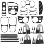 Pegatina de fibra de carbono suave Real para Seat Leon 2005 2006 2007 2008 2009 2010 2011 2012, accesorios de Panel de velocímetro para salpicadero de coche