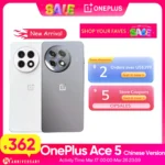 Nuevo Oneplus Ace 5 5G Smartphone Snapdragon 8 Gen 3 6,78 "AMOLED 120hz pantalla 6415mAh 80W cargador 50.0MP cámara Android 15,0 OTA