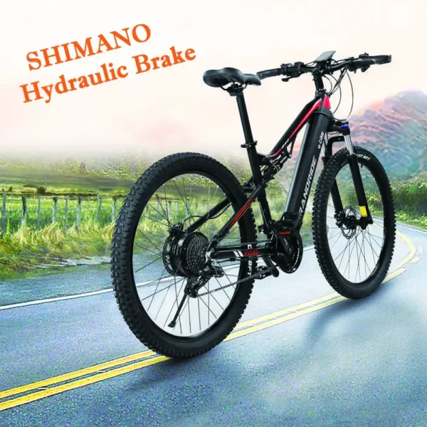 Rad Ride-bicicleta eléctrica YG90, bici con Motor de 1000W, 48V, 17Ah, velocidad máxima de 45 km/h, batería de 27,5 pulgadas, neumáticos todoterreno, freno hidráulico de montaña - Imagen 3