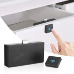 Cerradura biométrica inteligente con huella dactilar para cajón oculto, cerradura electrónica, almacenamiento de archivos de privacidad, protección de seguridad residencial sin llave