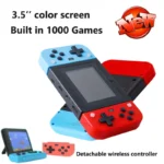 Consola de juegos portátil Retro, puerto de videojuegos de 8 bits, 1000 juegos integrados, Mini Consola de 3,5 pulgadas, juegos de reproductor portátil