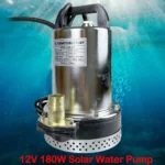 Bomba de agua sucia limpia sumergible de 12V, 24V, 180W, 220W, bomba de pozo profundo para piscina, riego agrícola ​ Elevador: 4-10m 8m/h Cabeza