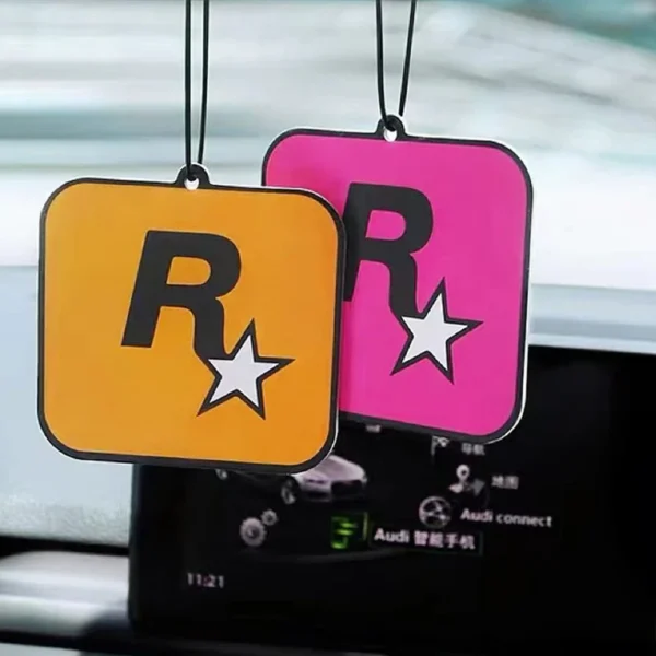 Colgante de aromaterapia para coche Rockstar, aroma automático, accesorios para Interior de coche, nueva decoración colgante de aceite esencial de aromaterapia para automóvil