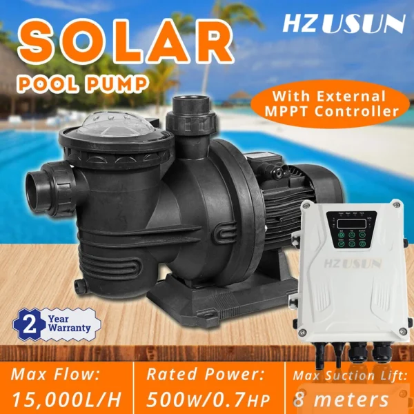 Motor de bomba de circulación para piscina, dispositivo con energía solar, sin escobillas, mppt, control de carga solar, 48V, 72V, 500W, 900W, 1200W, Australia