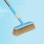Cepillo de lavado de coches de cerdas suaves, cerdas de imitación montables, mango más, cepillo de limpieza, cabezal de cepillo de limpieza de paneles fotovoltaicos