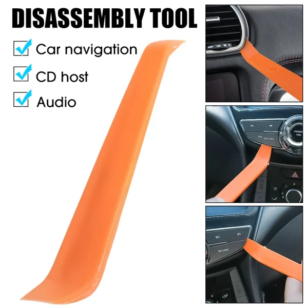 Herramienta profesional de extracción de embellecedor de Panel de palanca de plástico para coche, herramientas de desmontaje de sintonización de navegación de Audio, accesorios automotrices - Imagen 3