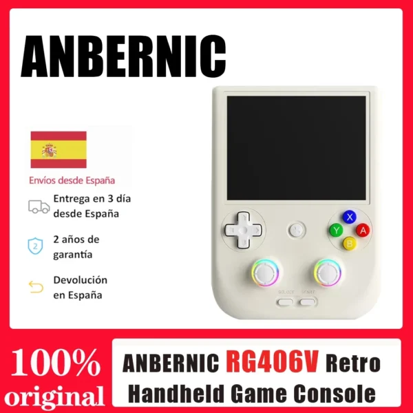 Consola Portátil RG406V de Anbernic: Juegos Retro en una Mano