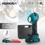 YOFIDRA-tijeras de corte sin escobillas, 30MM, 2 engranajes, inalámbricas, para jardín, ramas de árboles frutales, herramientas eléctricas de poda para batería Makita de 18V